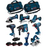 Bosch kit 18v bk801bag (gdx 18v - 180 + gsr 18v - 55 + gbh 18v - 21 + gks 18v - li + gst 18v - lis + ...