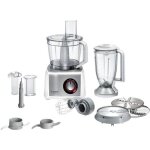 Robot multi - fonctions - bosch - multitalent 8 mc812s814 - 1250 watt - inox brossé - blanc Robot multi - fonctions - bosch - multitalent 8 mc812s814 - 1250 watt - inox brossé - blanc