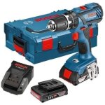 Bosch perceuse à percussion gsb18 - 2 - li plus avec 2 batteries 18v 20 ah li - ion et coffret de transport ... Bosch perceuse à percussion gsb18 - 2 - li plus avec 2 batteries 18v 20 ah li - ion et coffret de transport ...