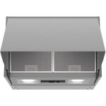 Hotte int�gr�e - bosch - dem63ac00 - 60 cm - extraction et recirculation - argent�(e)