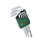 Bosch set de clés allen - 9 pièces Bosch set de clés allen - 9 pièces