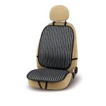 Bottari 12157 couvre - si�ge universel en fibre de raphia 100% naturel respirant - noir