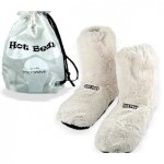 Bottes chauffantes - cadeau maestro - femme - noir - garnies de graines de lavande