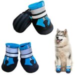 Bottes pour chien - imperm�ables - antid�rapantes - r�fl�chissantes - taille s