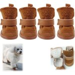 Bottes pour chiens - protection des pattes - bottines � fermeture velcro pour chiens et chihuahuas lot ...