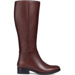 Bottes geox d felicity - femme - cuir - fermeture zip - marron Bottes geox d felicity - femme - cuir - fermeture zip - marron