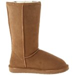 Bottes hautes femme bearpaw elle tall - daim - nubuck - marron / noir - fermeture zip Bottes hautes femme bearpaw elle tall - daim - nubuck - marron / noir - fermeture zip