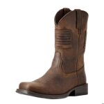 Bottes western ariat rambler patriot