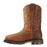 Bottes western � bout carr� large et embout en acier ariat workhog