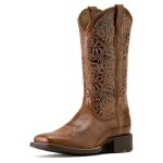 Bottes western femme ariat round up remuda
