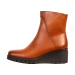 Bottine compens� � enfiler super mode - camel