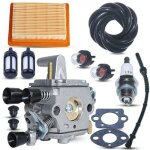 Bouche dallumage de lampoule damorce du carburateur pour stihl fs 120 200 202 250 300 350 trimmer