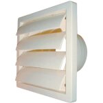 Bouche dvacuation  clapet dmo - dimensions 155 x 155mm - clapet anti - retour