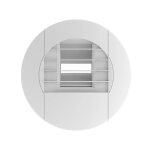 Bouche vmc hygror�glable behc. p 15 - 45 / 135 - cuisine - � 125mm - 15 � 45 m� / h - bouton poussoir ...