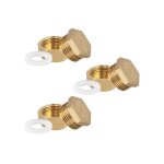 Bouchons laiton 3 / 4 pour tuyaux et robinets - lot de 10 avec joints caoutchouc - dor�