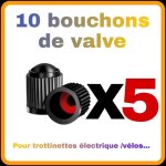 Bouchons de valve de chambre � air pour trottinette �lectrique v�los voiture scooter ect [avec joint ...