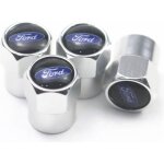 Bouchon de valve logo bmw (noir et blanc) - chrome