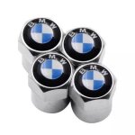 Bouchon de valve - bmw - chrome - lot de 4 - rsistant  la corrosion - universel