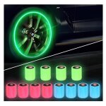 Bouchons de valve de pneu de voiture lumineux 12 capuchons fluorescents de valve de pneu de voiture universel ... Bouchons de valve de pneu de voiture lumineux 12 capuchons fluorescents de valve de pneu de voiture universel ...
