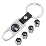 Bouchon de valve + porte - clés logo bmw m ( chrome ) Bouchon de valve + porte - clés logo bmw m ( chrome )