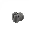Bouchon de vidange pour piscine avec joint torique - 1 - 1 / 2 - gris fonc - sp1022celg - hayward