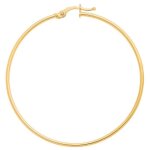 Boucles doreilles - brillaxis - croles or jaune 9 carats 40mm - poinon 375 / 1000 - style chic