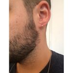 Boucles doreilles cr�oles argent 925��� sans nickel - mixte - 8 mm - 1. 50 mm