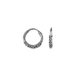 Boucles doreilles croles - bijouxia - argent massif 925 / 1000 - petit diamtre 16 cm - mixte - poinonn ...