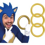 Boucles doreilles cr�oles - guirca - h�risson - bleu dor� - 175 cm - lot de 3