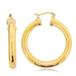 Boucles doreilles cr�oles plaqu� or sf bijoux - femme - ref: 101921