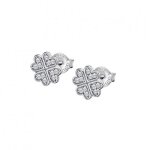 Boucles doreilles - lotus silver - lp3052 - 4 / 1 - argent - oxyde de zirconium - 925 / 1000