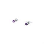 Boucles doreilles en or 375 / 1000 et améthyste - cleor - d. 3202104581 - clou - puce - femme Boucles doreilles en or 375 / 1000 et améthyste - cleor - d. 3202104581 - clou - puce - femme