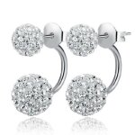 Boucles d& oreilles brillantes en argent sterling 925 pour femmes bijoux mignons en boule de zircon meilleurs ... Boucles d& oreilles brillantes en argent sterling 925 pour femmes bijoux mignons en boule de zircon meilleurs ...