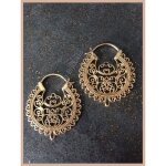 Boucles doreilles créoles - bijouxia - savoyardes - plaqué or 18 carats - longévité 10 ans - 35 cm Boucles doreilles créoles - bijouxia - savoyardes - plaqué or 18 carats - longévité 10 ans - 35 cm