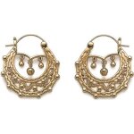 Boucles doreilles creoles savoyarde plaqué or 18 carats garanti sans nickel Boucles doreilles creoles savoyarde plaqué or 18 carats garanti sans nickel