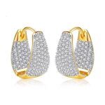 Boucle d oreille boucles doreilles en plaqu or 18 carats pour femme