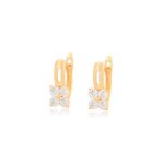 Boucles doreilles - femme / enfant - dormeuses - fleur - cristal - blanc - plaqué or jaune 750 / 1000 ... Boucles doreilles - femme / enfant - dormeuses - fleur - cristal - blanc - plaqué or jaune 750 / 1000 ...