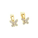 Boucles doreilles - femme - dormeuses - tranche - ovale - motif - grec - cristal - blanc - plaqu or ...