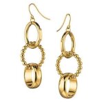 Boucles doreilles - d&g - jewels triplet dj0659 - plaqué or - doré - pendant - crochet Boucles doreilles - d&g - jewels triplet dj0659 - plaqué or - doré - pendant - crochet