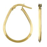 Boucles doreilles - latelier dazur - croles gouttes - or jaune 18 carats 750 / 000 - poids 1. 15gr