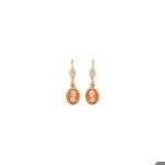 Boucles doreilles pendantes came plaqu or 750 / 000
