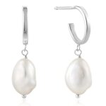 Boucled?oreille ania loi haie argent pearl collection de rodiada de boucles doreilles perles de culture ...