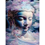 Peinture diamant - amoune - bouddha - kit complet 5d - 30x40 cm - dcoration maison