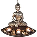 Bouddha tha� bougeoir bougeoir bougeoir t�te de bouddha sculpture zen jardin ensemble photophore bougeoirs ...