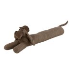 Boudin de porte chien couch� oscar 84cm marron