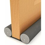 Boudin porte isolant 93cm double coupe - froid ajustable protection courants dair int�rieur ext�rieur ...