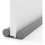 Boudin de porte isolant - estampille - double isolation - 96 cm - gris - mousse - ajustable