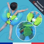 Bou�e b�b� enfant pour apprentissage de la natation - taille 2 (10 - 15 kg) - bleu et vert