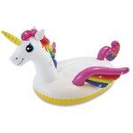 Bouée gonflable licorne magique géante - intex - blanc et rose - vinyle - pour adulte - extérieur Bouée gonflable licorne magique géante - intex - blanc et rose - vinyle - pour adulte - extérieur