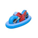 Boue gonflable moto spider - man  chevaucher - bestway 98794 - 170 x 84 cm - enfant 3 ans et plus